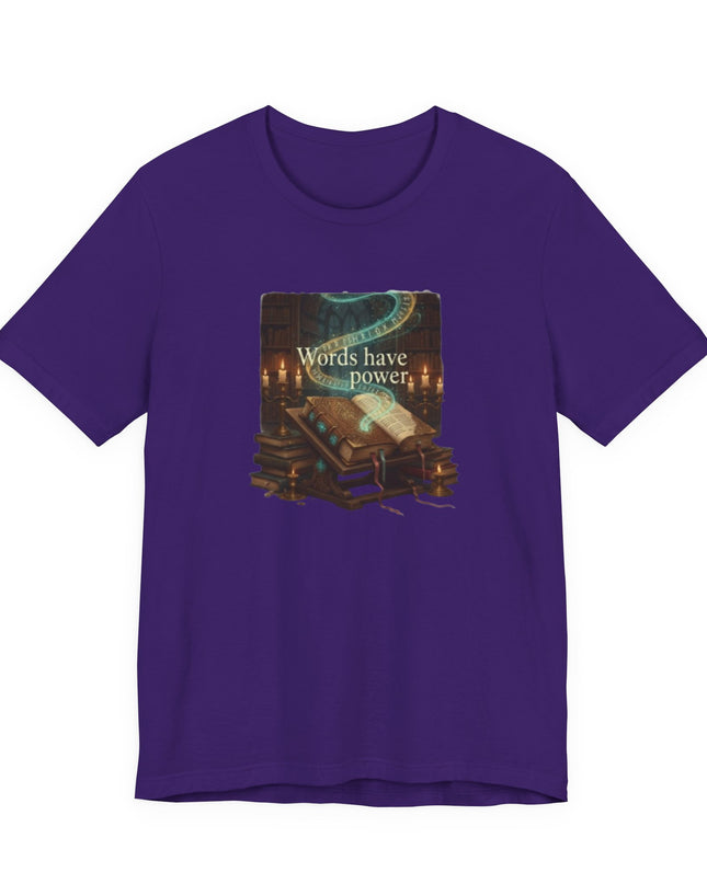 "Words Have Power Unisex Jersey Short Sleeve Tee