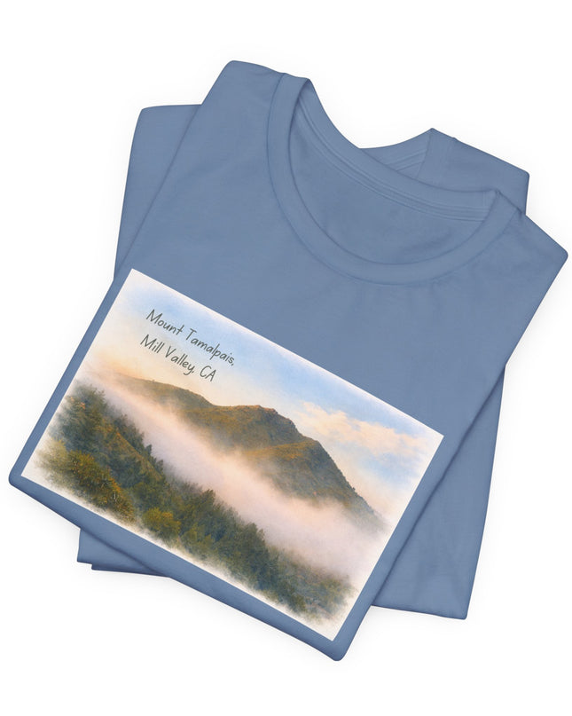 "Mount Tamalpais, Mill Valley, California" Unisex Jersey Short Sleeve Tee