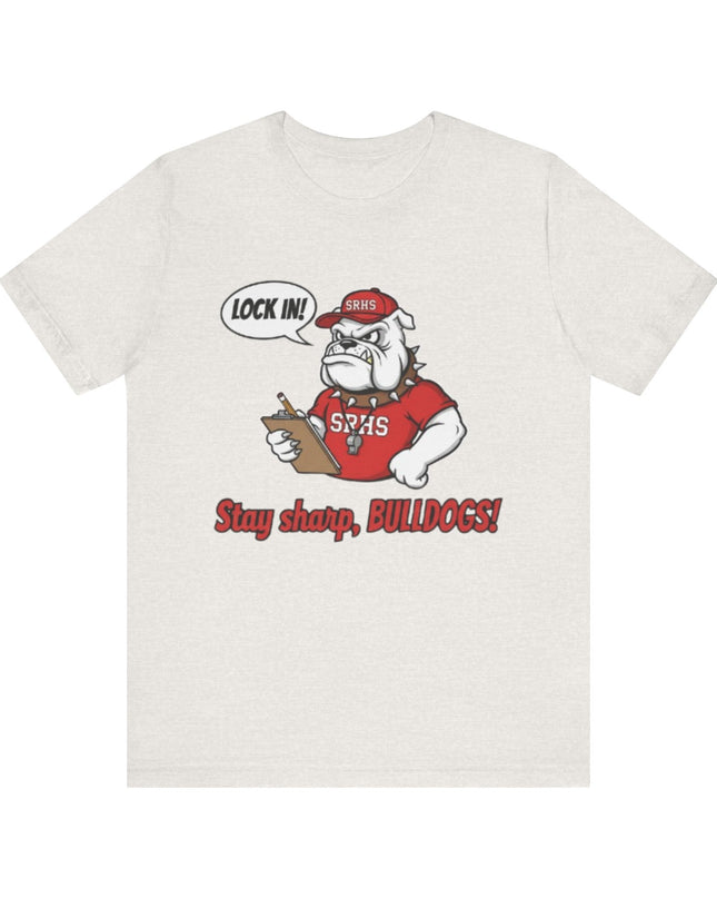 "Lock in, Stay Sharp" Unisex Jersey Short Sleeve Tee