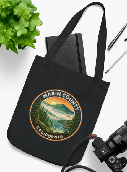 Copy of "Marin County, Above the Fog" Organic Canvas Tote Bag