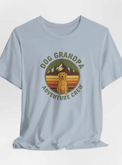 "Dog Grandpa Adventure Crew" Unisex Jersey Short Sleeve Tee