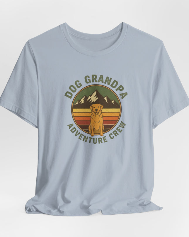 "Dog Grandpa Adventure Crew" Unisex Jersey Short Sleeve Tee
