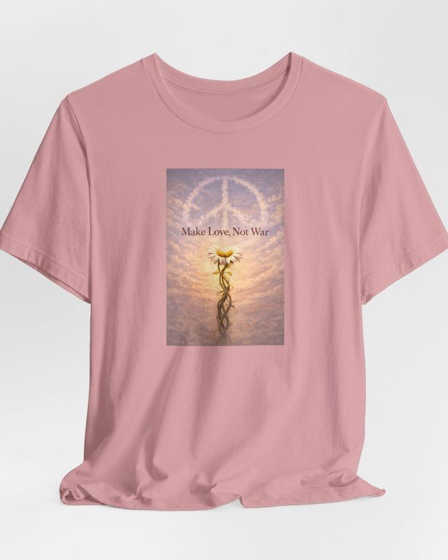 "Make Love Not War" Unisex Jersey Short Sleeve Tee
