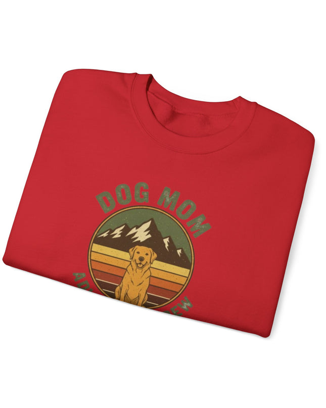 "Dog Mom Adventure Crew" Unisex Adult Sweatshirt
