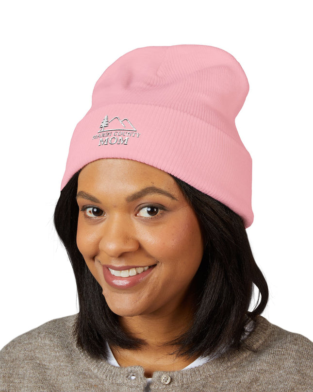 "Marin County Mom" Classic Cuffed Beanie (Embroidery)