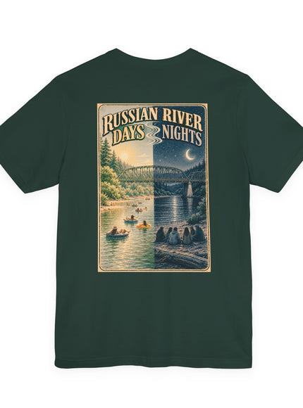 "Russian River Days, Russian River Nights" Unisex Jersey Short Sleeve Tee