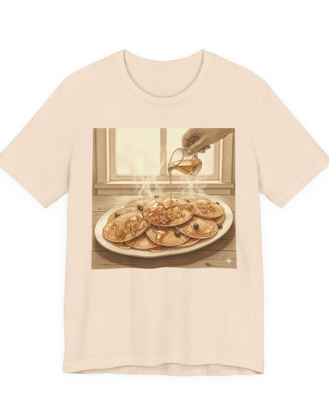 "Pancakes with Syrup" Unlimited 256 Unisex Jersey Short Sleeve Tee