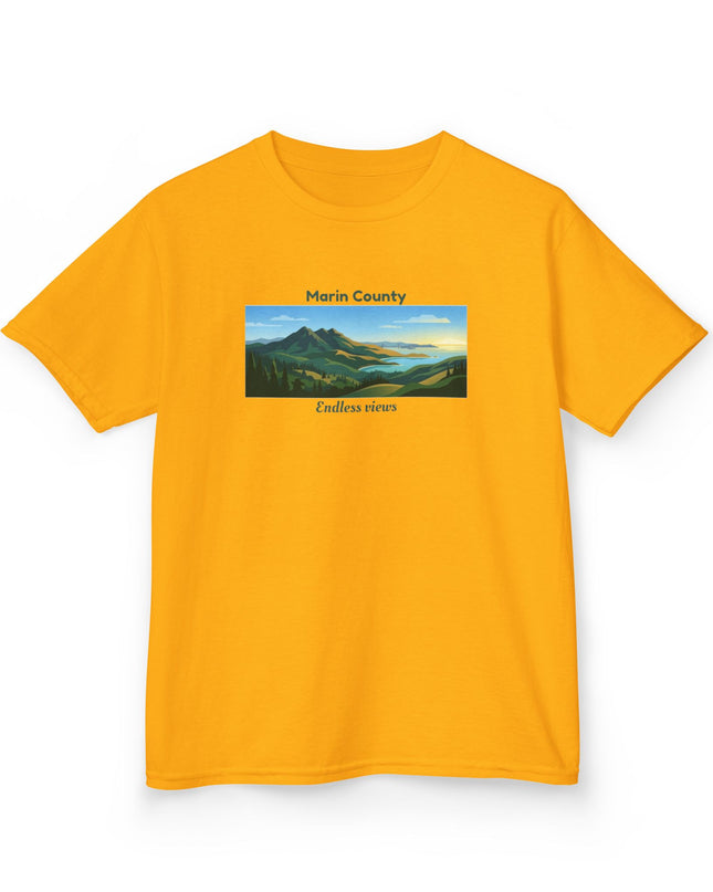 "Marin County - Endless Views" Kids Heavy Cotton Tee