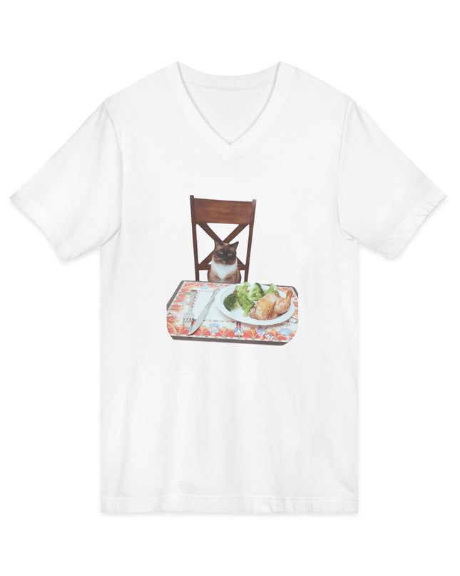 "Mr. Bids" Unisex Jersey Short Sleeve V-Neck Tee