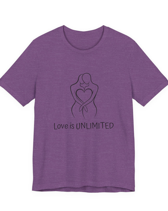 "Love is Unlimited" Unisex Jersey Short Sleeve Tee