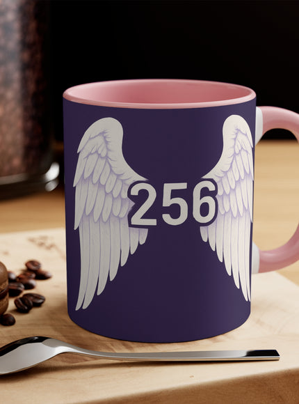 "Fluffy Angel Wing 256" Accent Mug