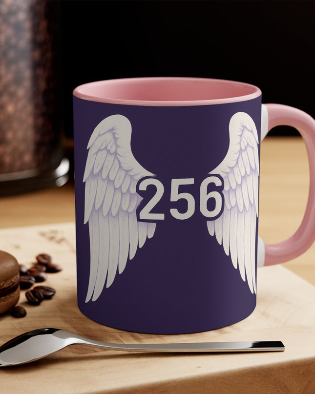 "Fluffy Angel Wing 256" Accent Mug