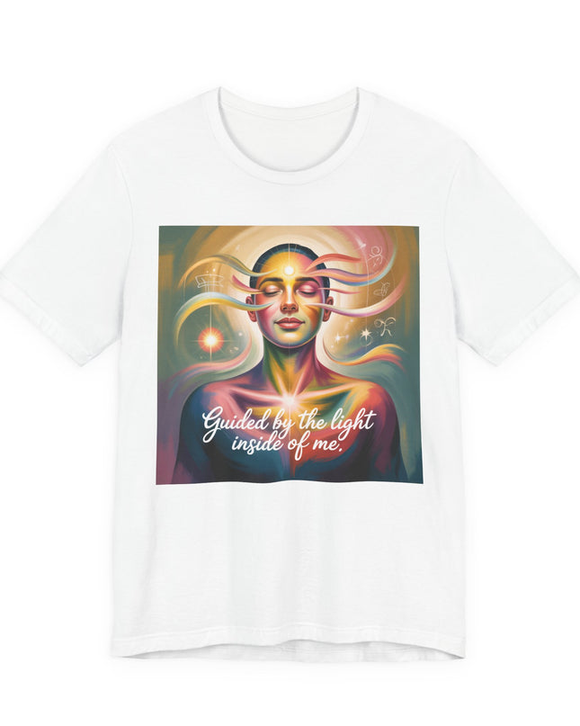 "Guided by the Light Inside of Me" Unisex Jersey Short Sleeve Tee