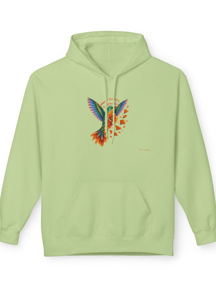 "Hummingbird and Poppies" Unisex Midweight Softstyle Fleece Hoodie