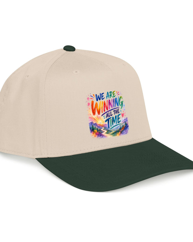 "We are Winning all the Time" Mid Profile Baseball Cap