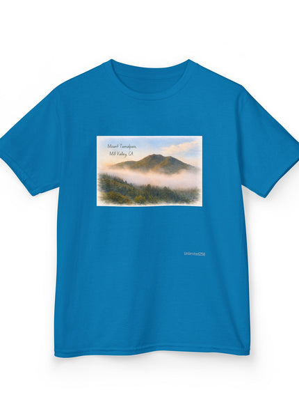"Mount Tamalpais, Mill Valley, California Kids Heavy Cotton Tee