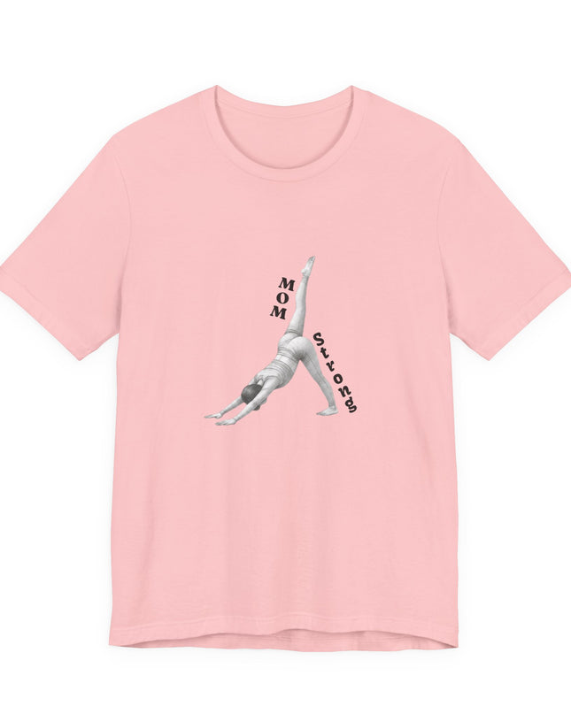 "Mom Strong Pilates" Unisex Jersey Short Sleeve Tee