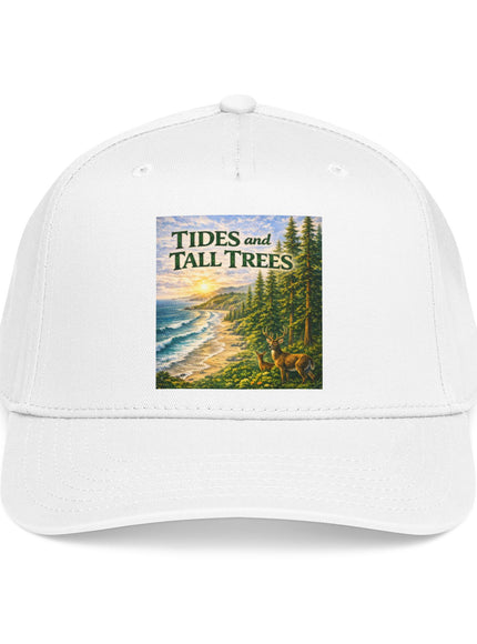 "Tides and Tall Trees" Mid Profile Baseball Cap