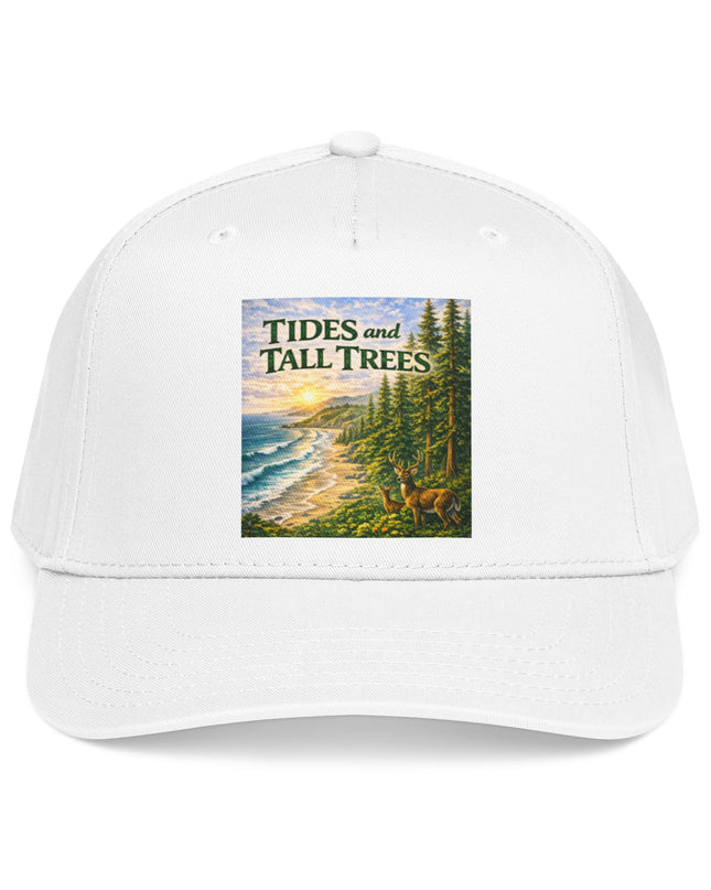 "Tides and Tall Trees" Mid Profile Baseball Cap