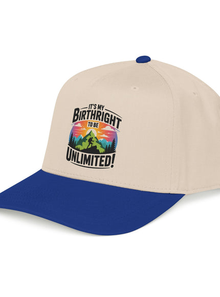"It's my Birthright to be Unlimited" Mid Profile Baseball Cap