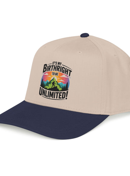 "It's my Birthright to be Unlimited" Mid Profile Baseball Cap