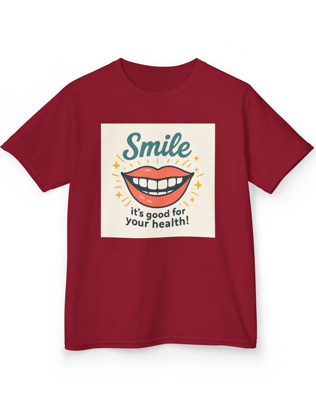 "Smile" Kids Heavy Cotton Tee