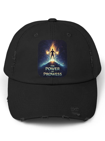 "The Power of Prowess" Unisex Distressed Cap