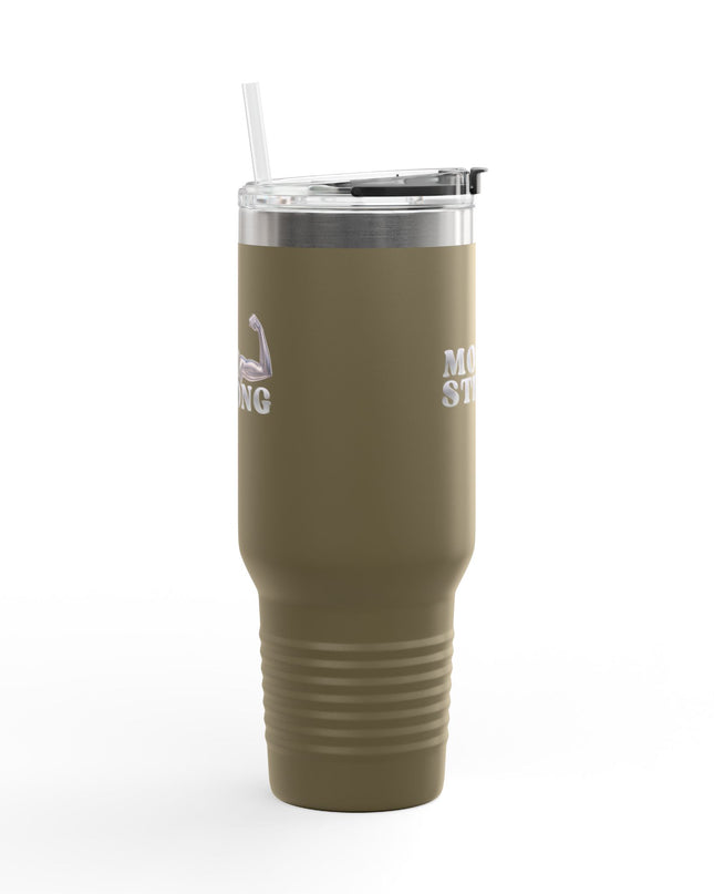 "Mom Strong" Insulated Travel Mug, 40oz