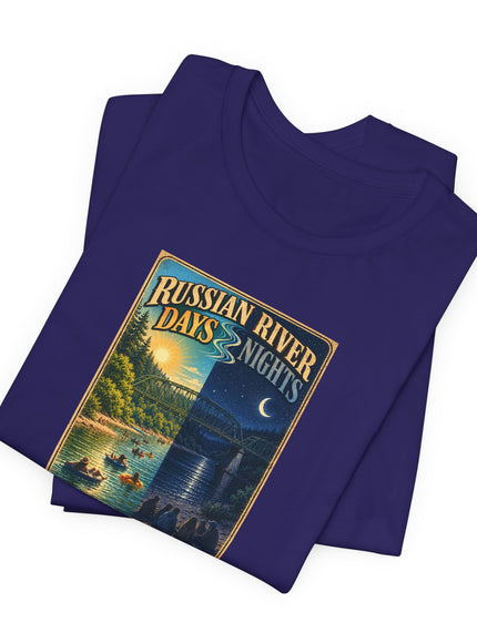 "Russian River Days, Russian River Nights" Unisex Jersey Short Sleeve Tee