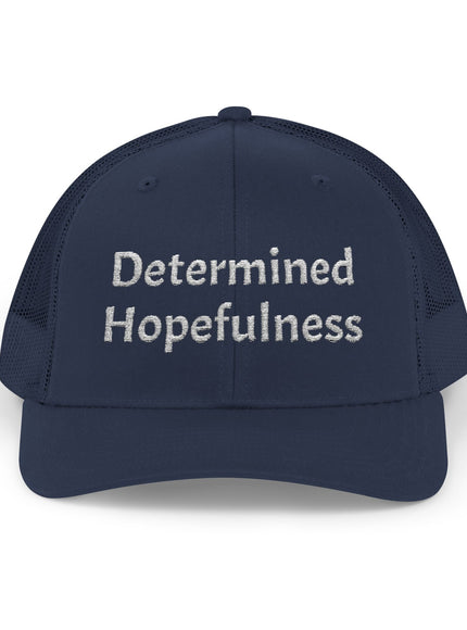 "Determined Helpfulness" Snapback Trucker Cap