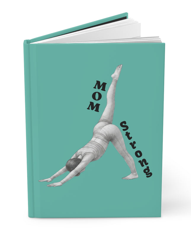 "Mom Strong Pilates" Hardcover Journal Matte