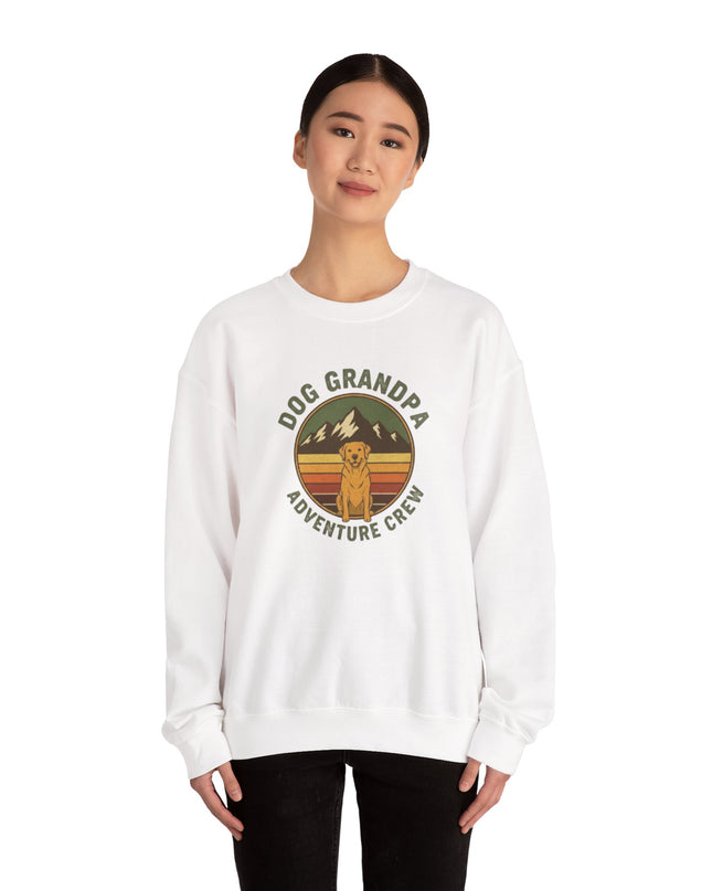 "Dog Grandpa Adventure Crew" Unisex Adult Sweatshirt