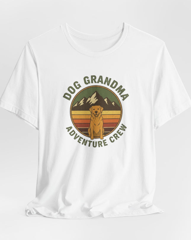 "Dog Grandma Adventure Crew" Unisex Jersey Short Sleeve Tee