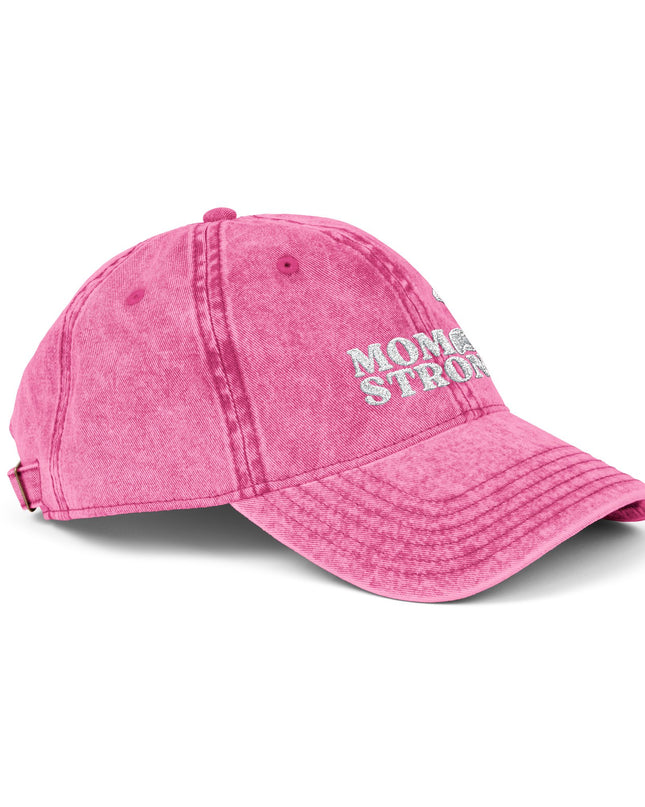 "Mom Strong" Vintage Cap (Embroidery)