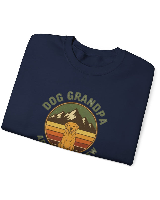 "Dog Grandpa Adventure Crew" Unisex Adult Sweatshirt