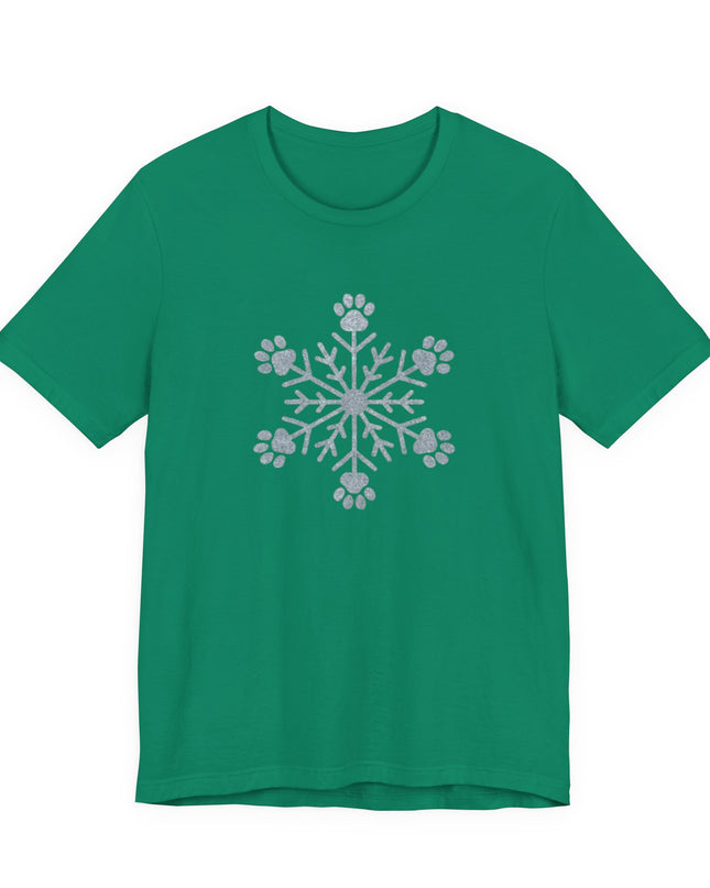 "Snowflake with paws" Unisex Jersey Short Sleeve Tee