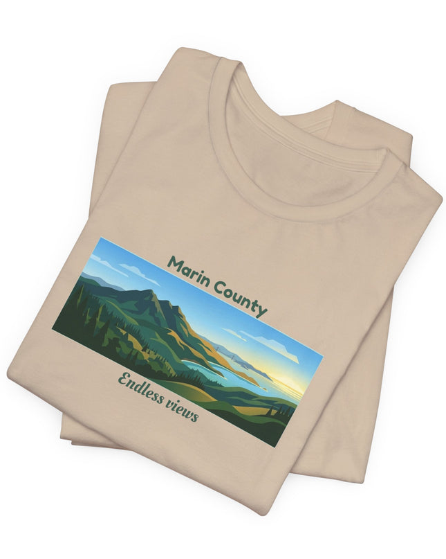 "Marin County - Endless Views" Unisex Jersey Short Sleeve Tee
