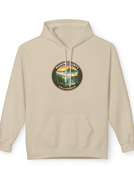 "Marin County, Above the Fog- no text" Unisex Midweight Softstyle Fleece Hoodie