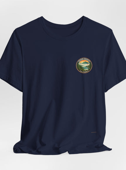 "Marin County - Above the Fog - No Text" (2-sided) Unisex Jersey Short Sleeve Tee