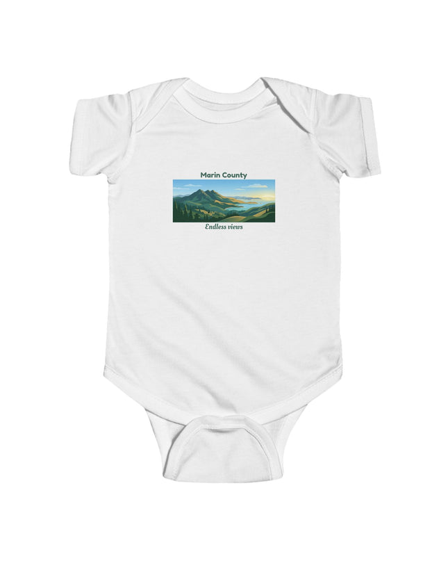 "Marin County - Endless Views" Infant Fine Jersey Bodysuit