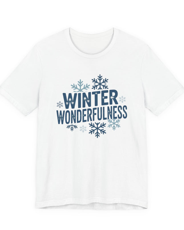"Winter Wonderfulness" Unisex Jersey Short Sleeve Tee