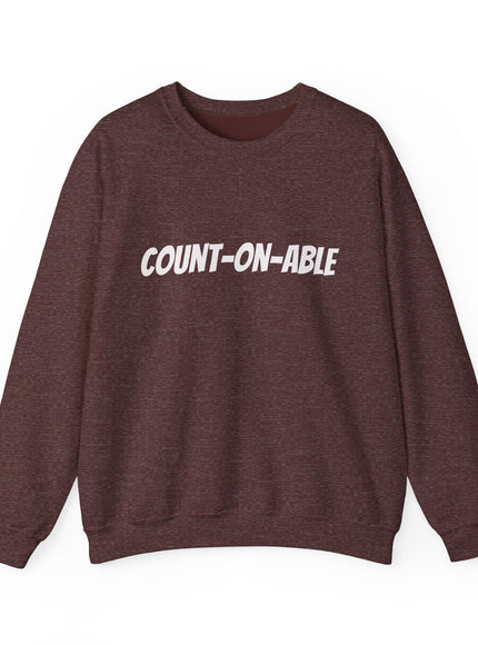 "Count-on-able" Unisex Adult Sweatshirt