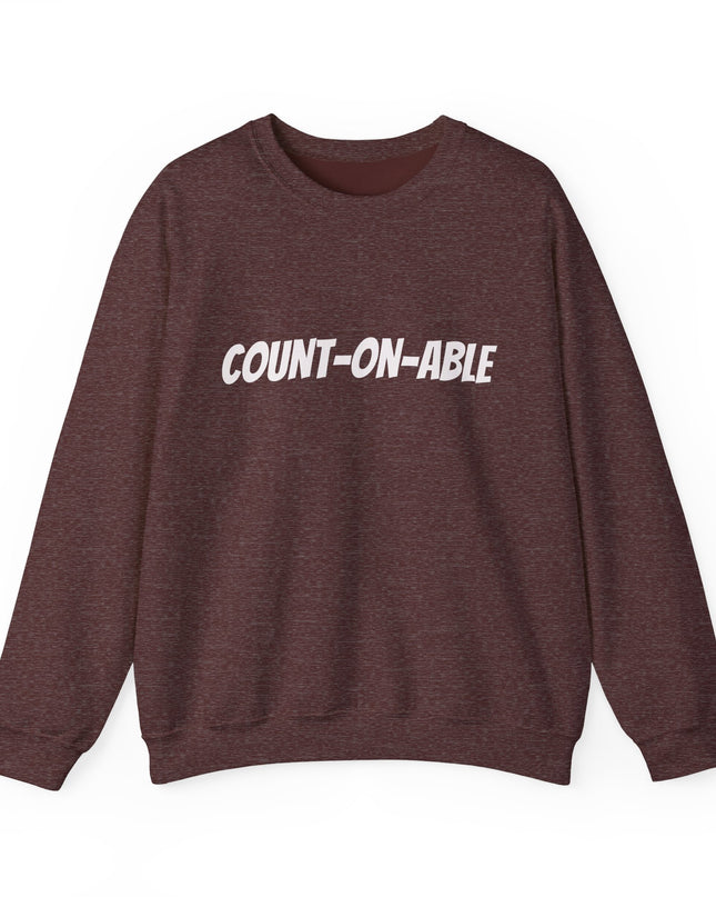 "Count-on-able" Unisex Adult Sweatshirt