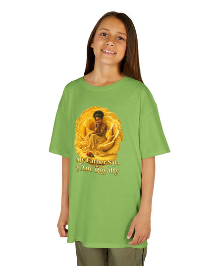 "My Father Says I am Royalty" Kids Heavy Cotton Tee
