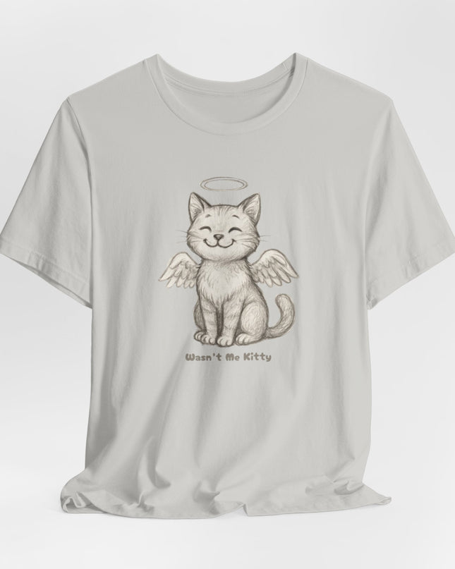 "Wasn't Me Kitty" Unisex Jersey Short Sleeve Tee