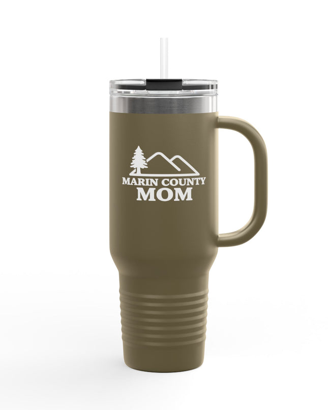 "Marin County Mom" Insulated Travel Mug, 40oz