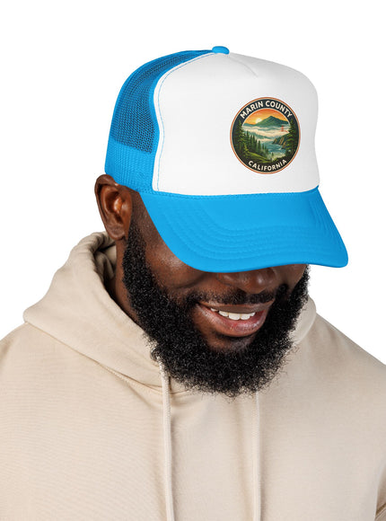 "Marin County, Above the Fog" Foam Trucker Hat