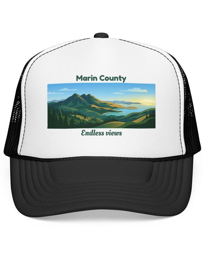 "Marin County, Endless Views" Foam Trucker Hat