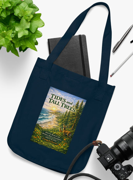"Tides and Tall Trees" Organic Canvas Tote Bag