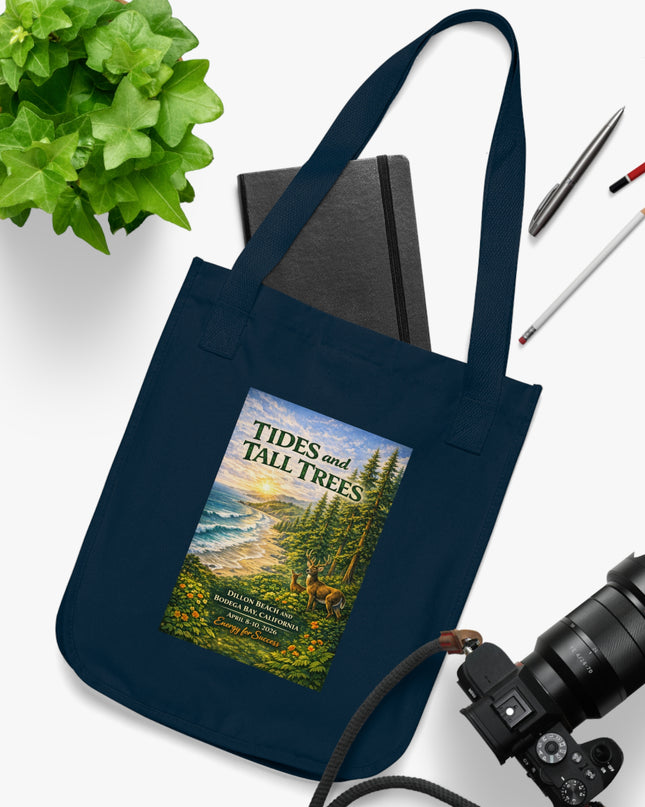 "Tides and Tall Trees" Organic Canvas Tote Bag